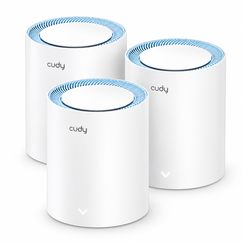 Cudy M1200 AC1200 Dual Band Mesh Router (3 Pack)