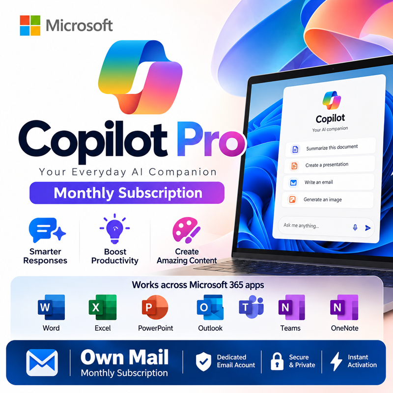Copilot Pro Own Mail Monthly Subscription image 2