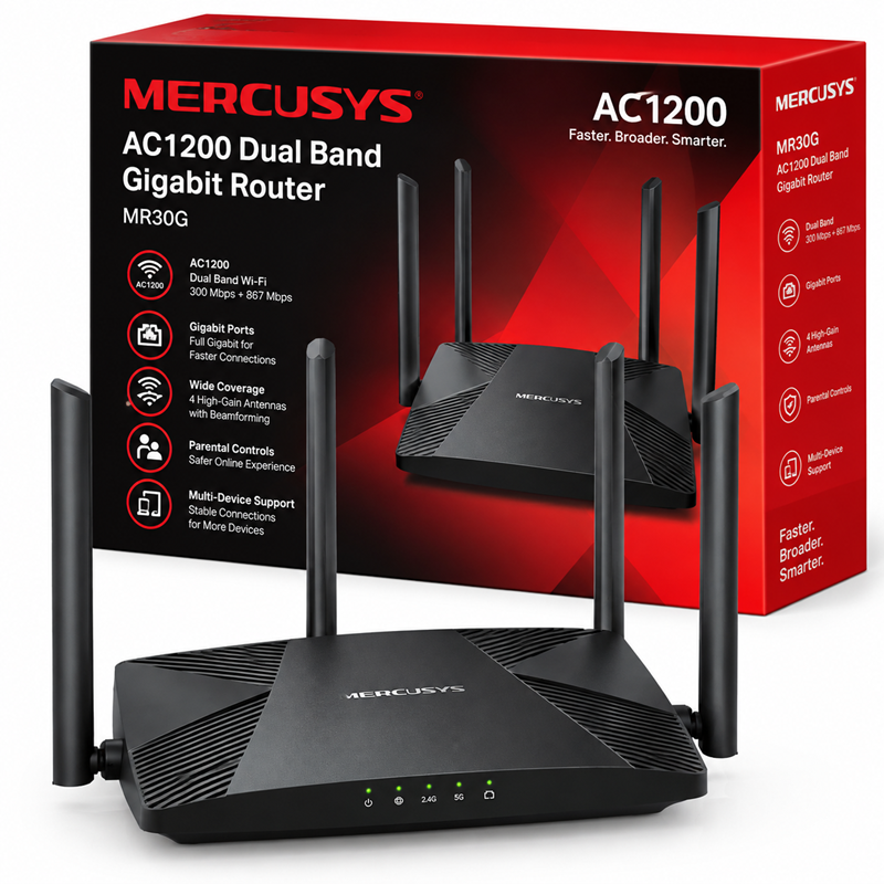 Mercusys MR30G AC1200 Dual Band Gigabit Router