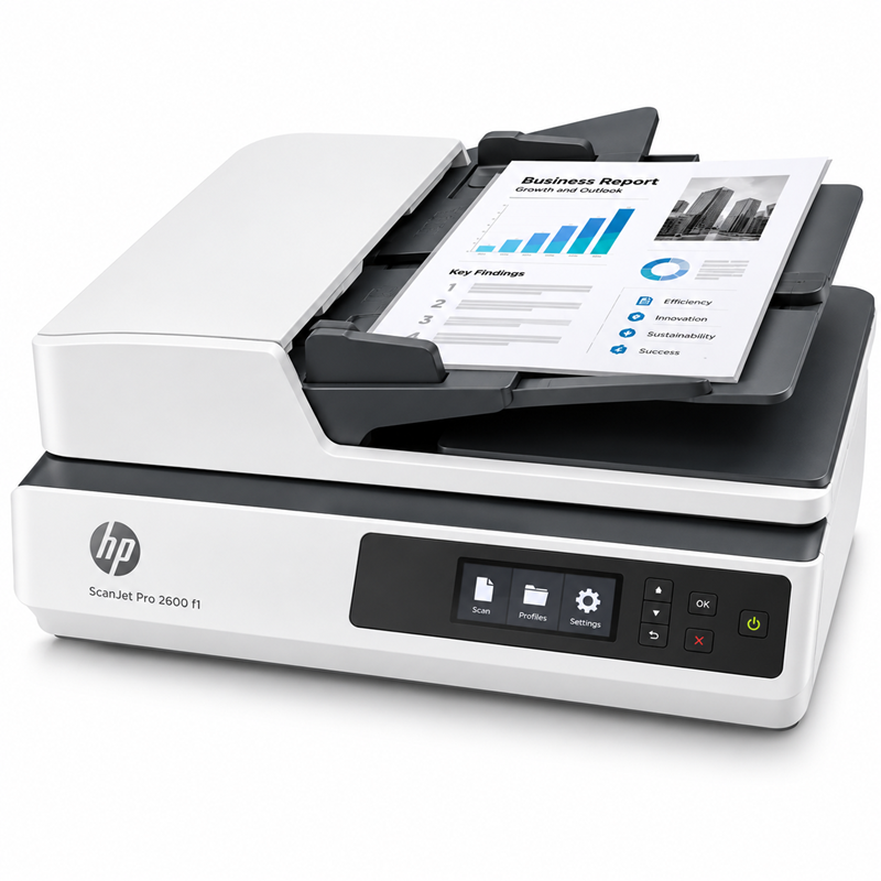 HP ScanJet Pro 2600 F1 Scanner with ADF image 2