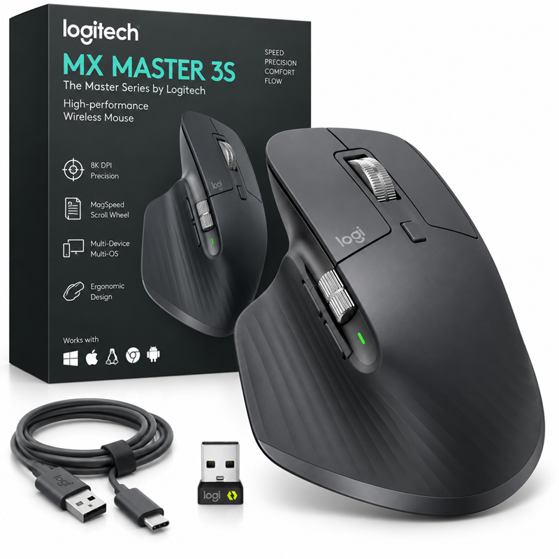 Logitech MX MASTER 3S High-performance Wireless Mouse
