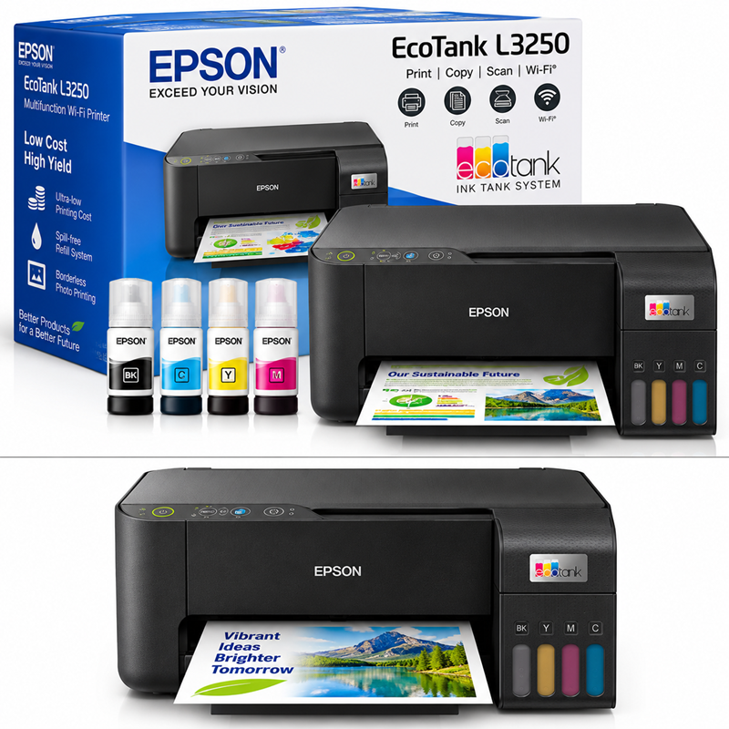 Epson EcoTank L3250 Multifunction Wi-Fi Printer